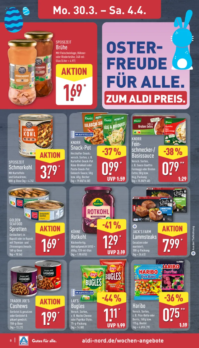 ALDI Nord Prospekt vom 30.03.2026, Seite 8