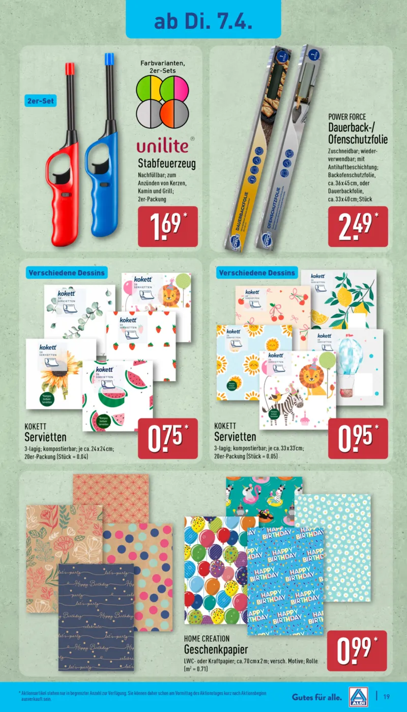 ALDI Nord Prospekt vom 07.04.2026, Seite 19