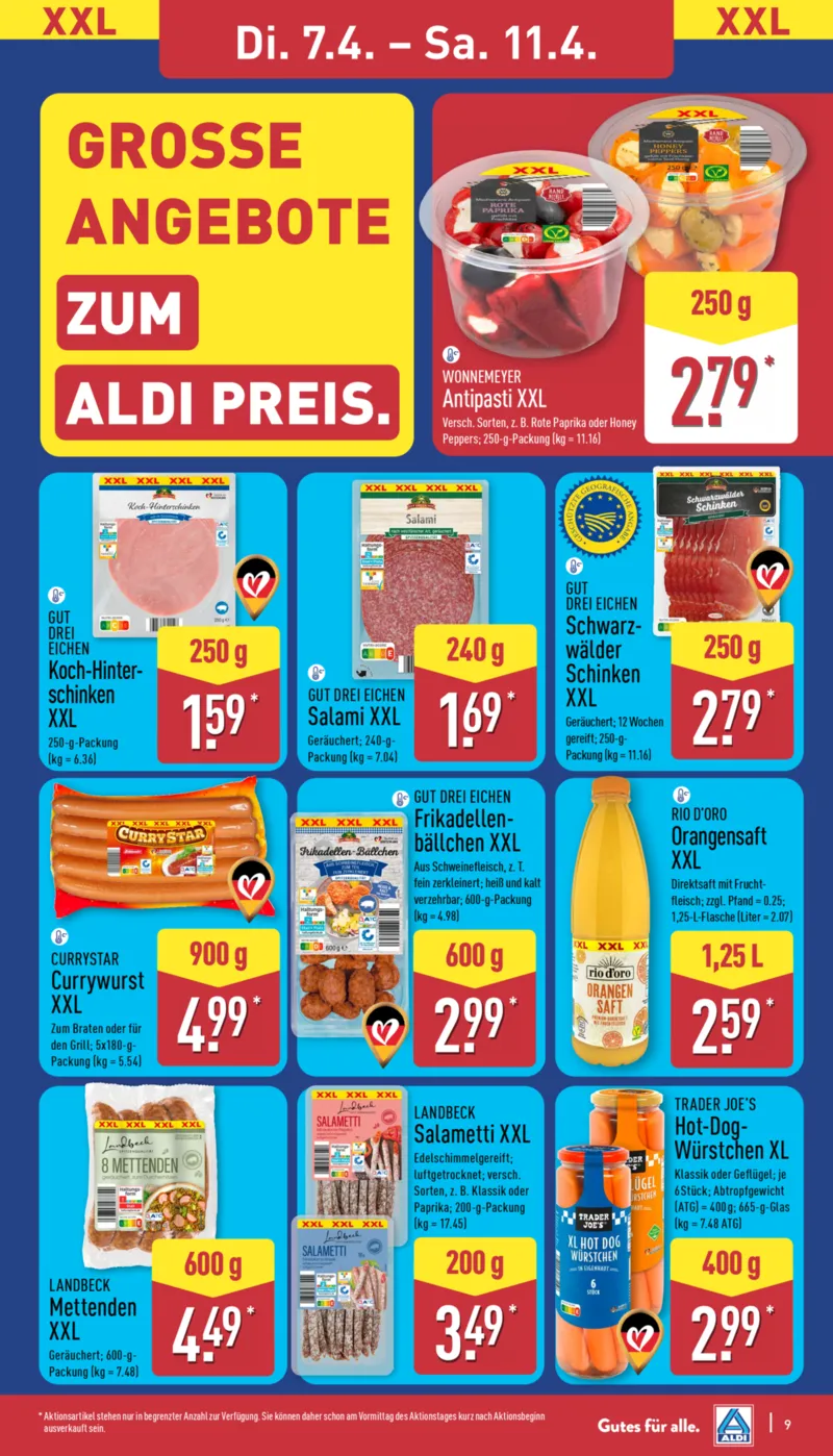 ALDI Nord Prospekt vom 07.04.2026, Seite 9