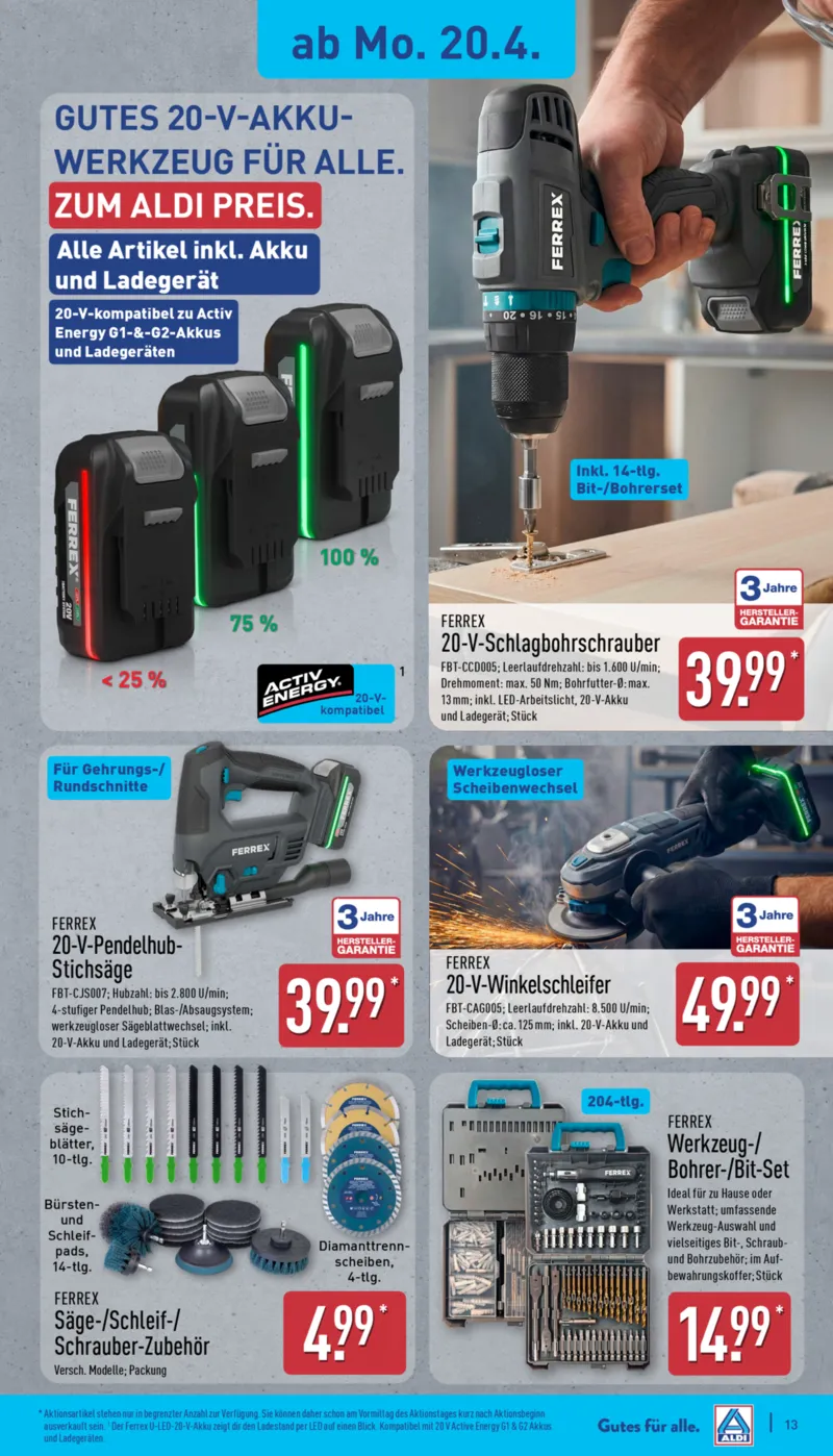 ALDI Nord Prospekt vom 20.04.2026, Seite 13