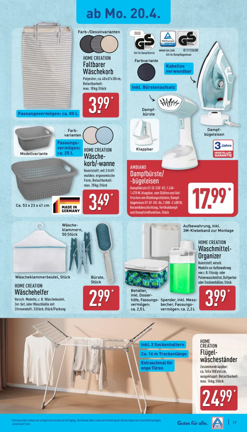 ALDI Nord Prospekt vom 20.04.2026, Seite 17