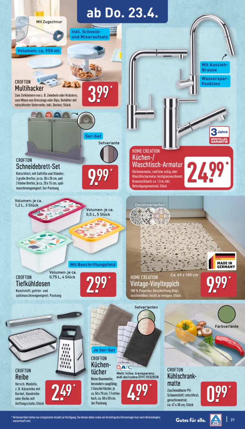 ALDI Nord Prospekt vom 20.04.2026, Seite 21