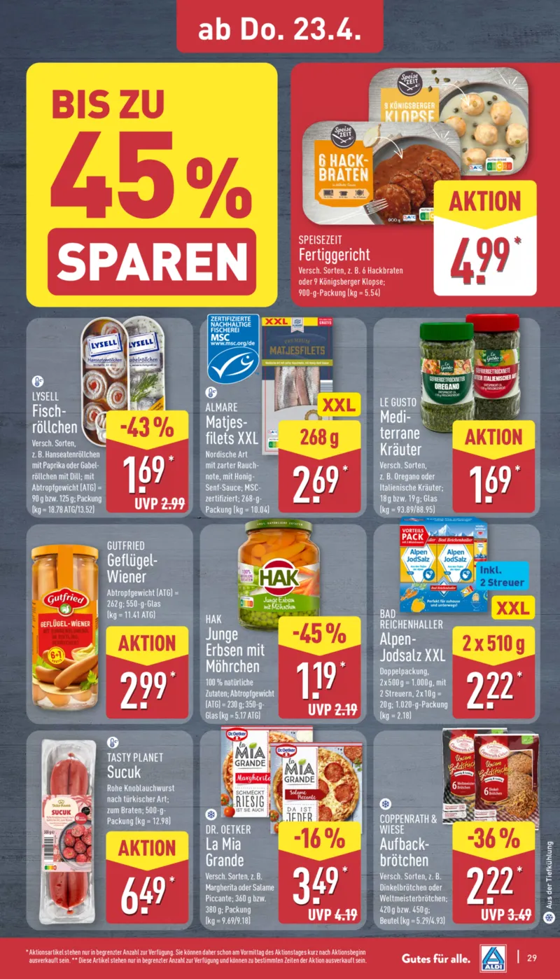 ALDI Nord Prospekt vom 20.04.2026, Seite 29