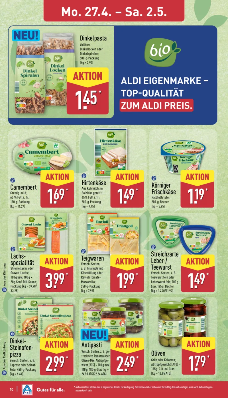 ALDI Nord Prospekt vom 27.04.2026, Seite 10