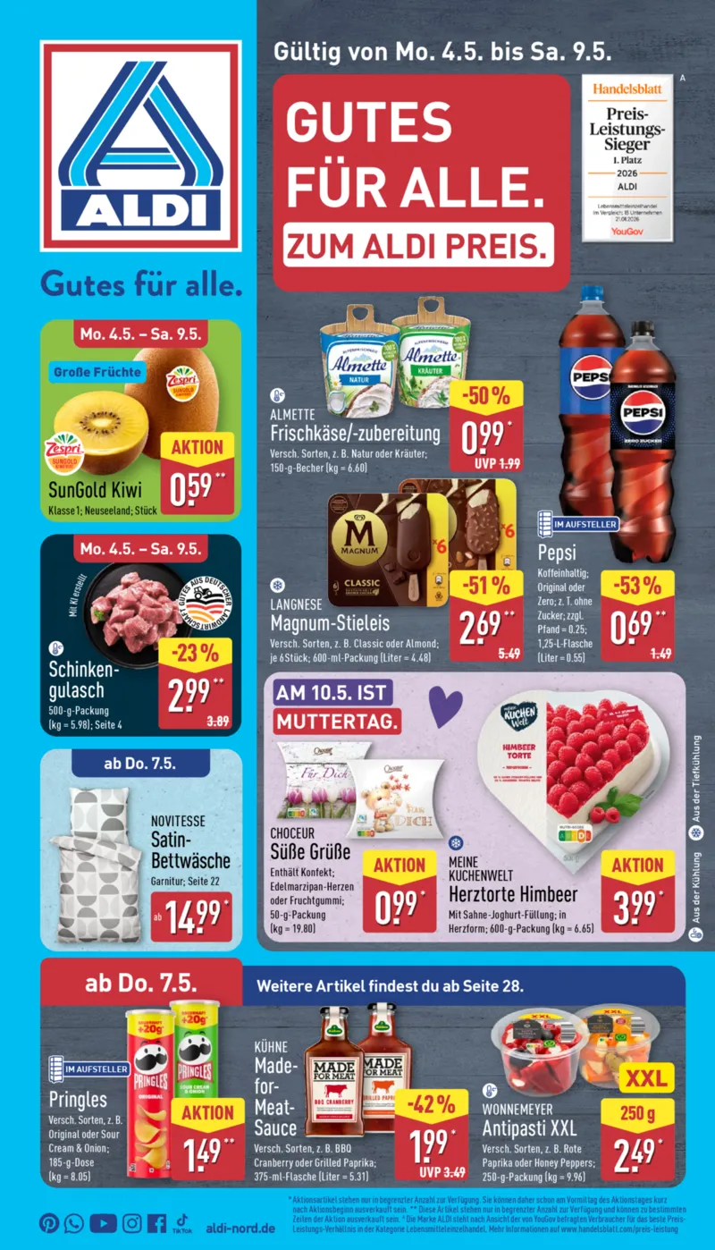 ALDI Nord Prospekt vom 04.05.2026, Seite 1