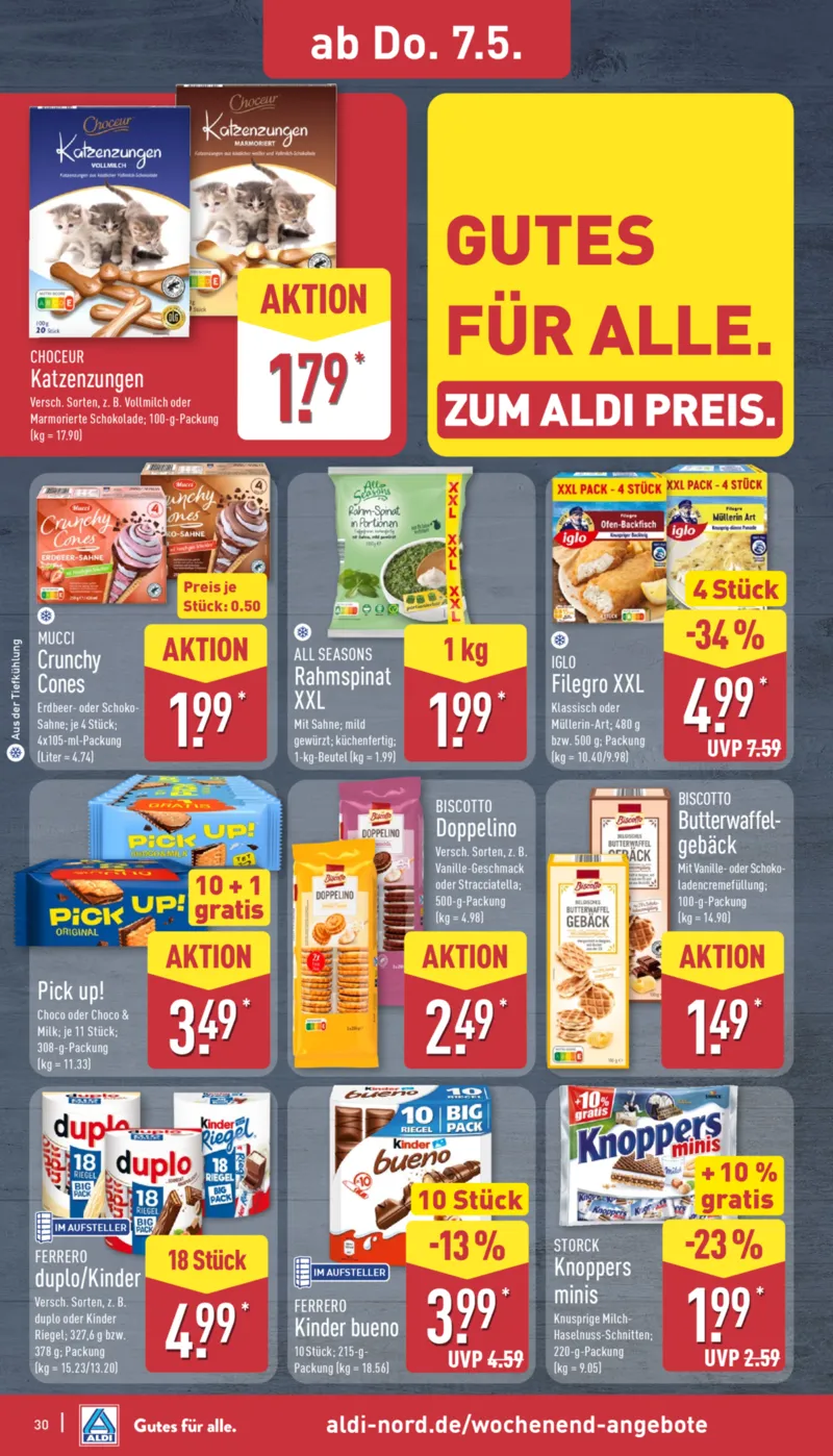 ALDI Nord Prospekt vom 04.05.2026, Seite 30