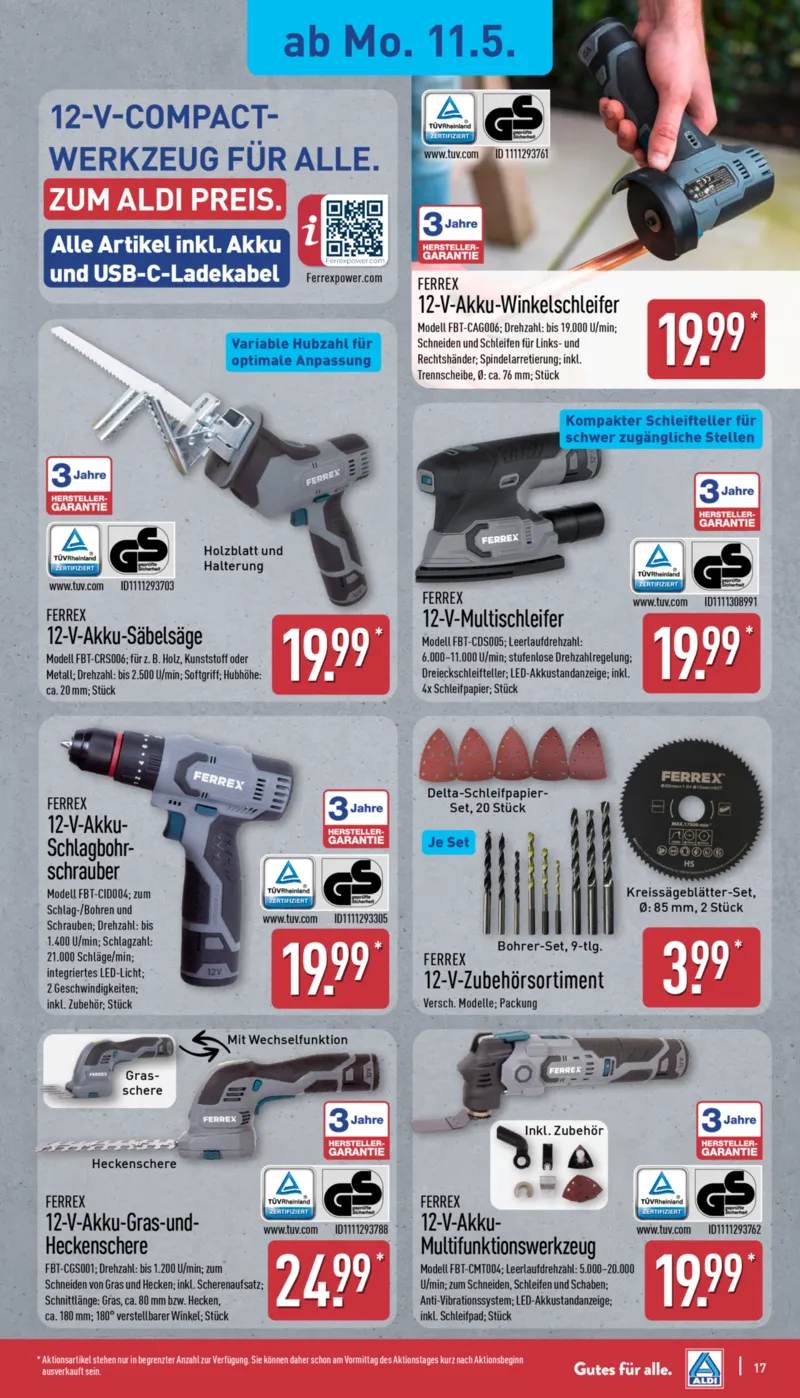 ALDI Nord Prospekt vom 11.05.2026, Seite 17