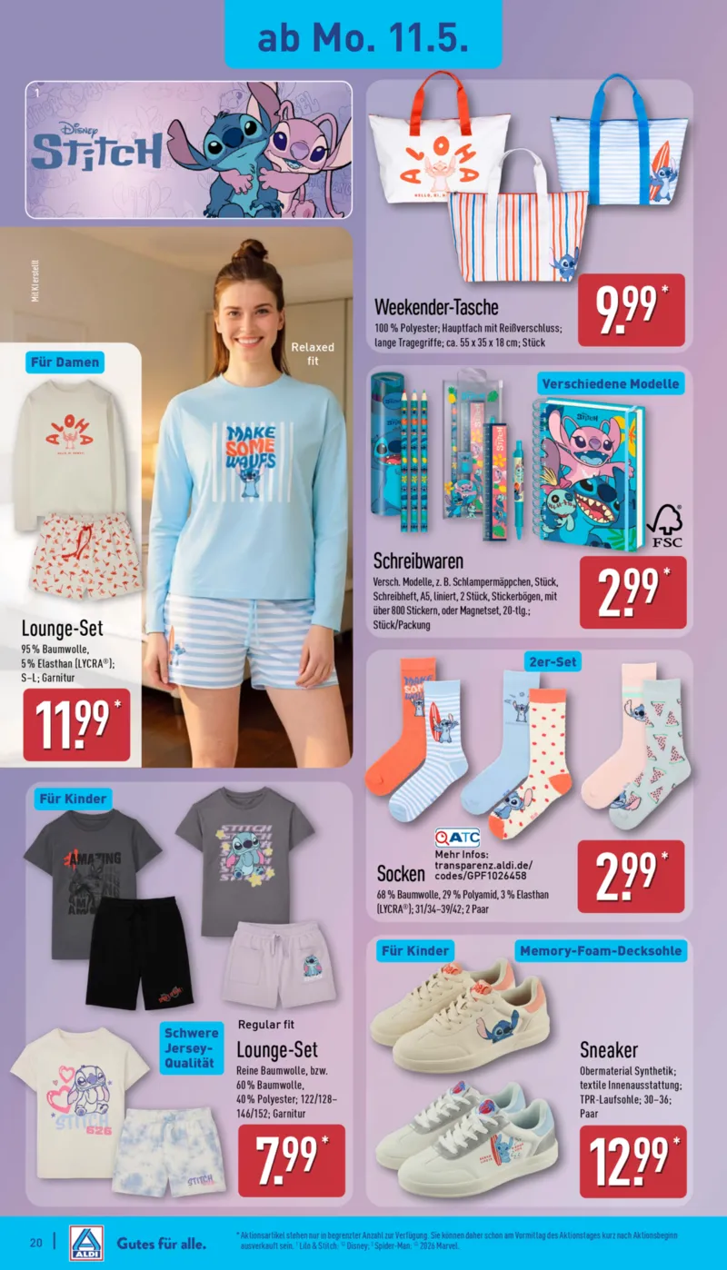 ALDI Nord Prospekt vom 11.05.2026, Seite 20