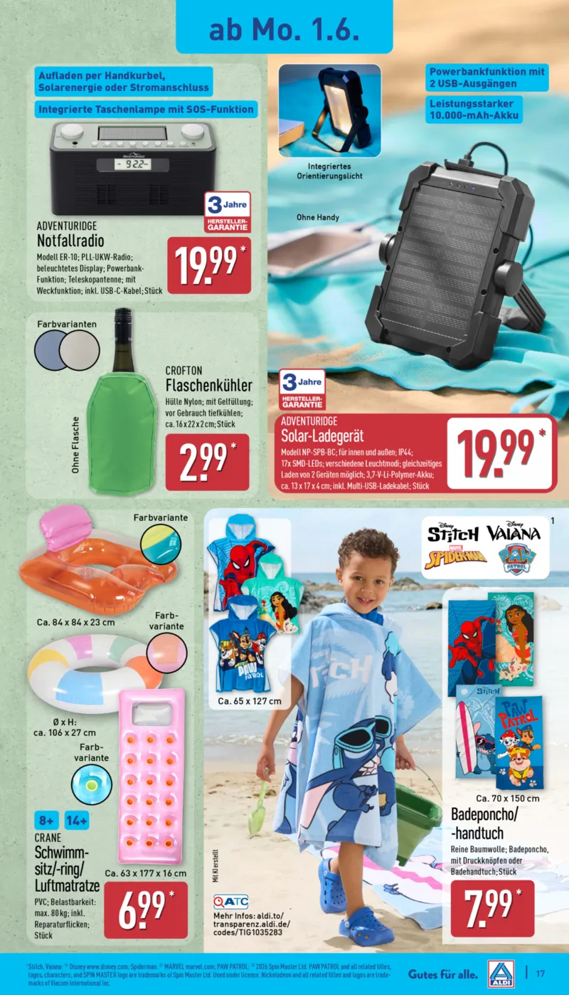 ALDI Nord Prospekt vom 01.06.2026, Seite 17