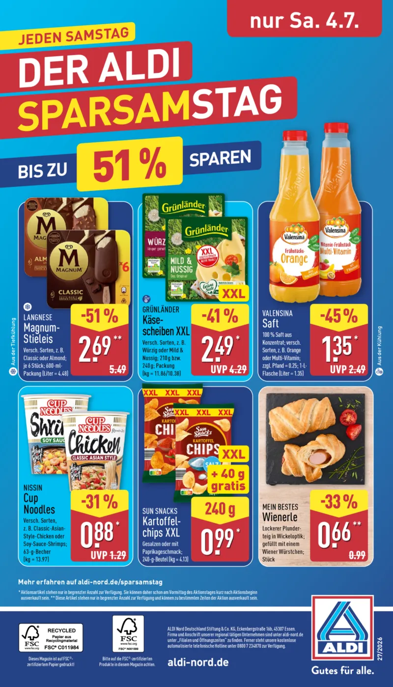 ALDI Nord Prospekt vom 22.06.2026, Seite 36