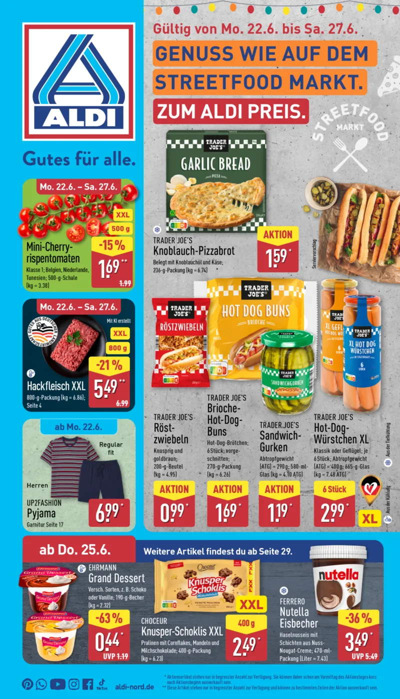 ALDI Nord Prospekt vom 22.06.2026, Seite 1