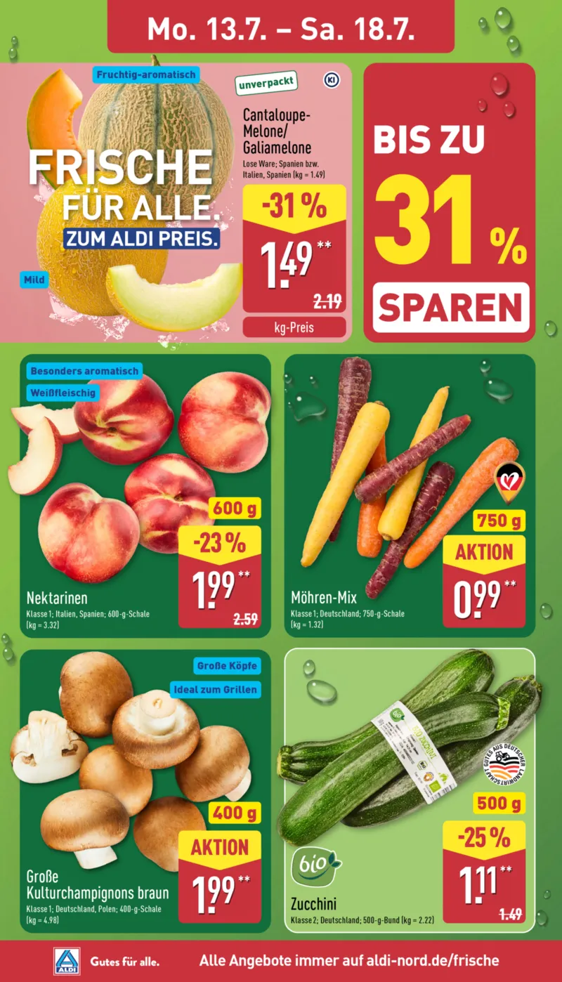 ALDI Nord Prospekt vom 13.07.2026, Seite 2