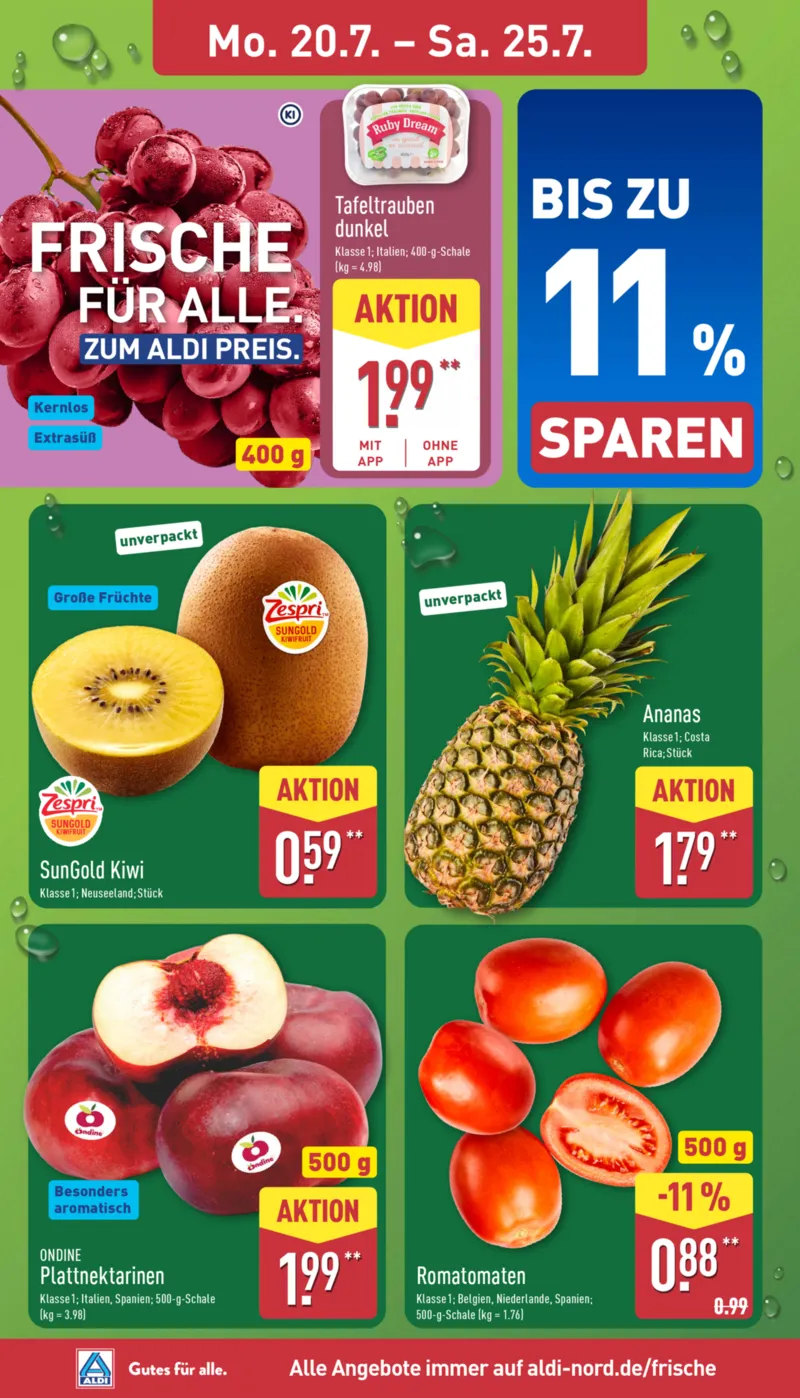 ALDI Nord Prospekt vom 20.07.2026, Seite 2