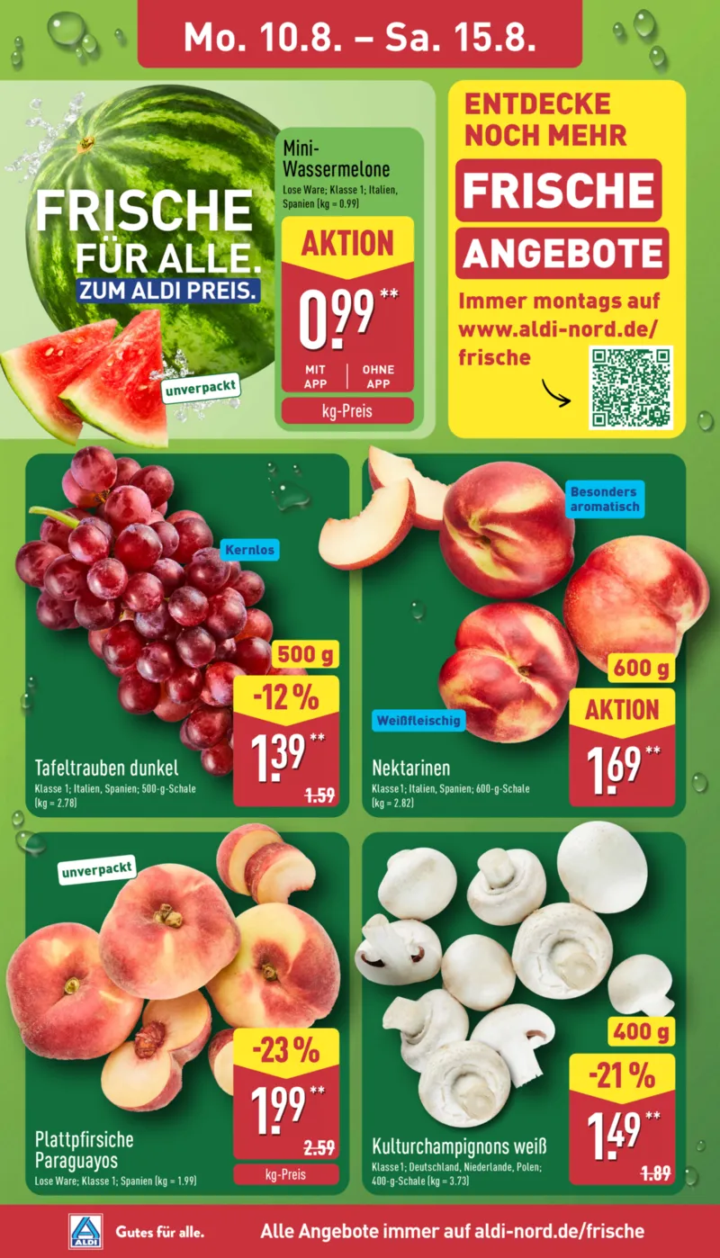 ALDI Nord Prospekt vom 10.08.2026, Seite 2
