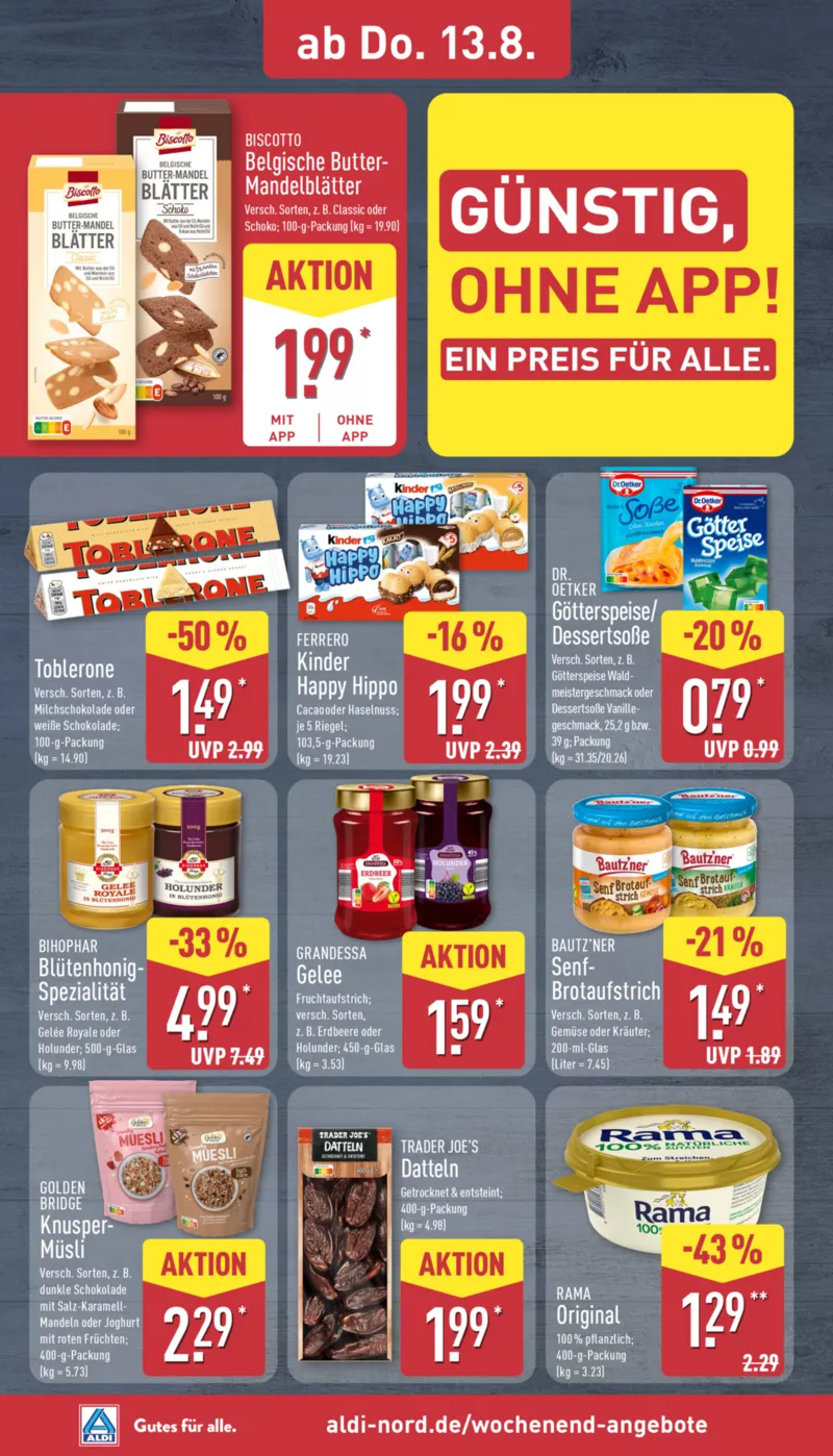 ALDI Nord Prospekt vom 10.08.2026, Seite 32