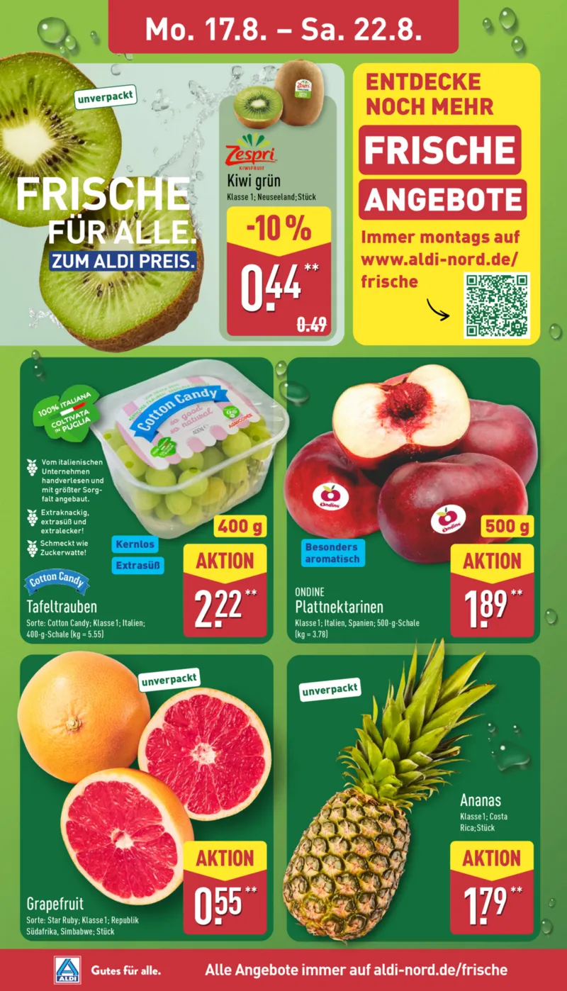 ALDI Nord Prospekt vom 17.08.2026, Seite 2