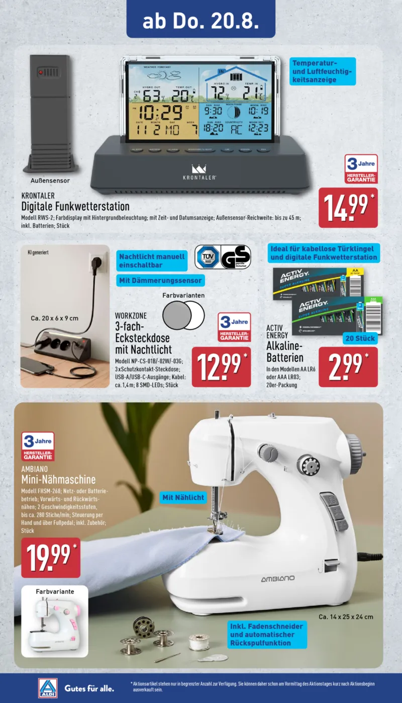 ALDI Nord Prospekt vom 17.08.2026, Seite 24