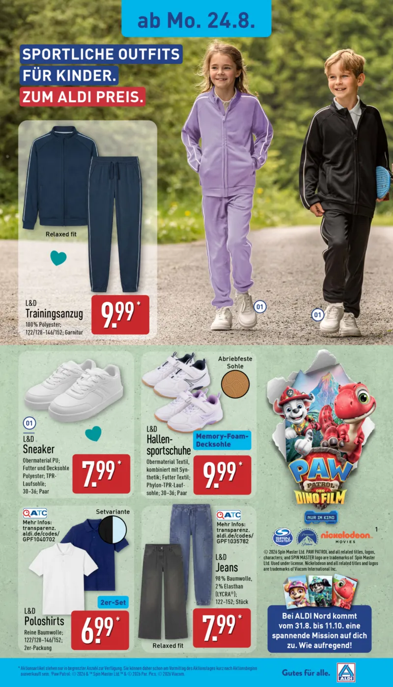 ALDI Nord Prospekt vom 24.08.2026, Seite 17