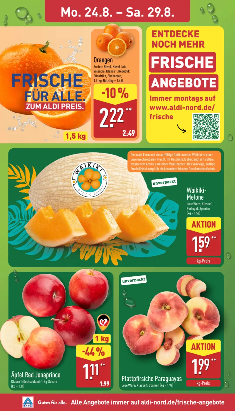 ALDI Nord Prospekt vom 24.08.2026, Seite 2