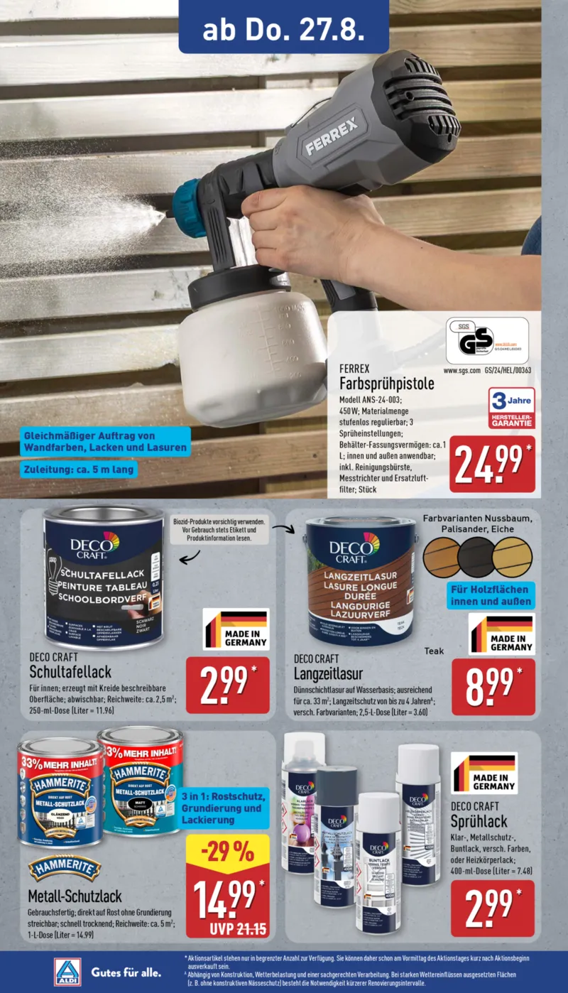 ALDI Nord Prospekt vom 24.08.2026, Seite 22