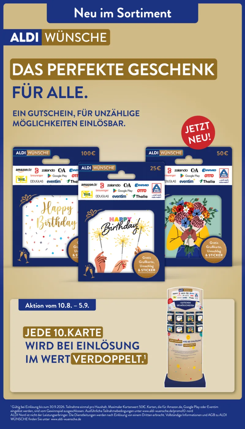 ALDI Nord Prospekt vom 24.08.2026, Seite 38