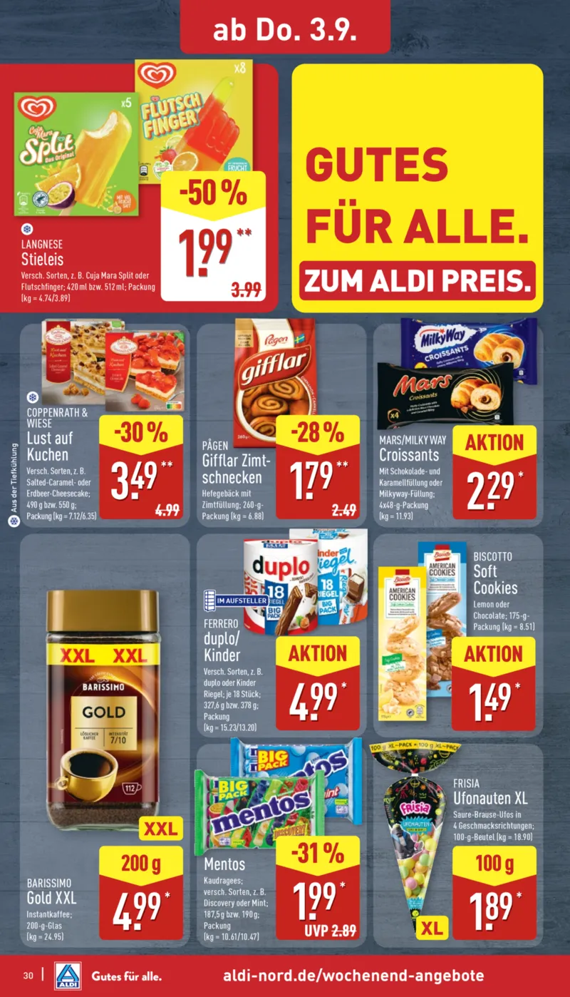 ALDI Nord Prospekt vom 31.08.2026, Seite 30