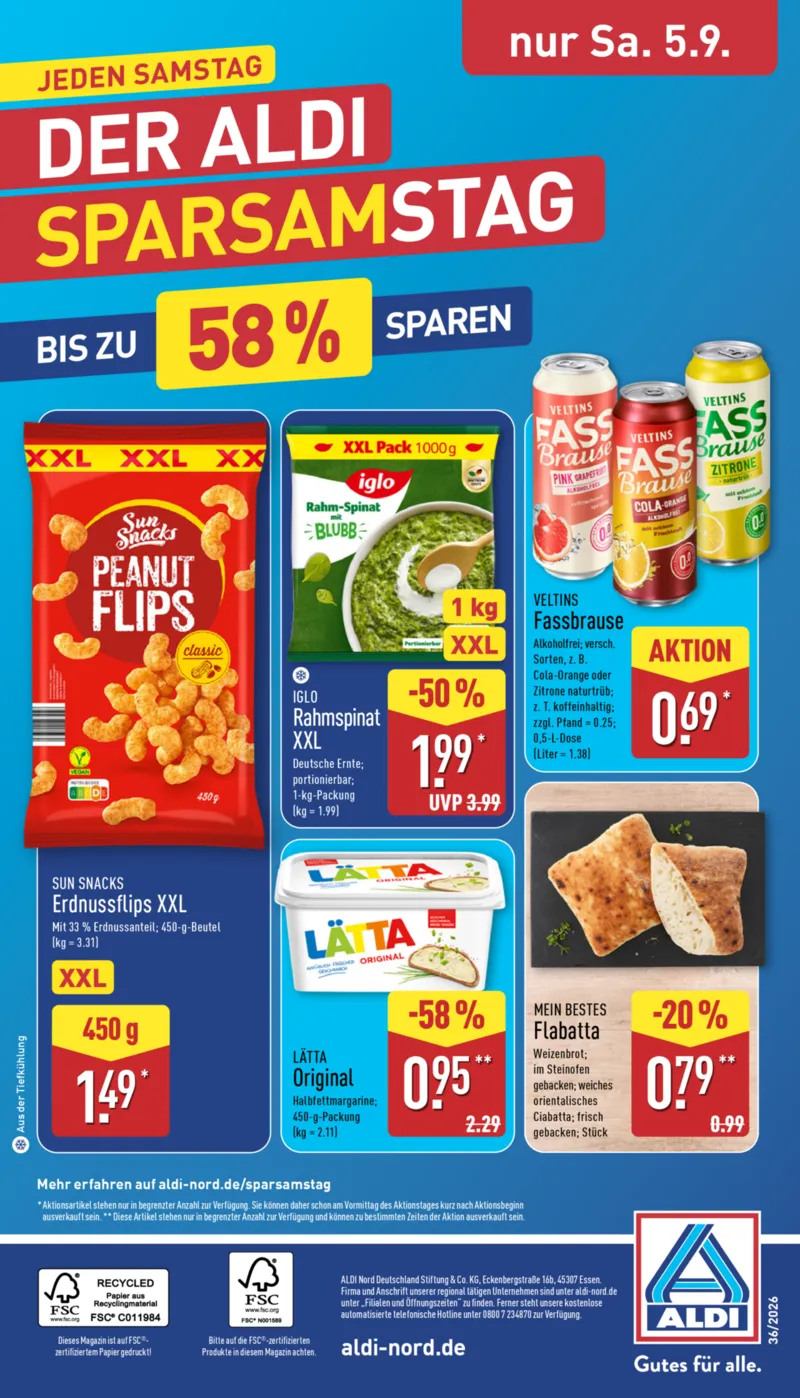 ALDI Nord Prospekt vom 31.08.2026, Seite 32
