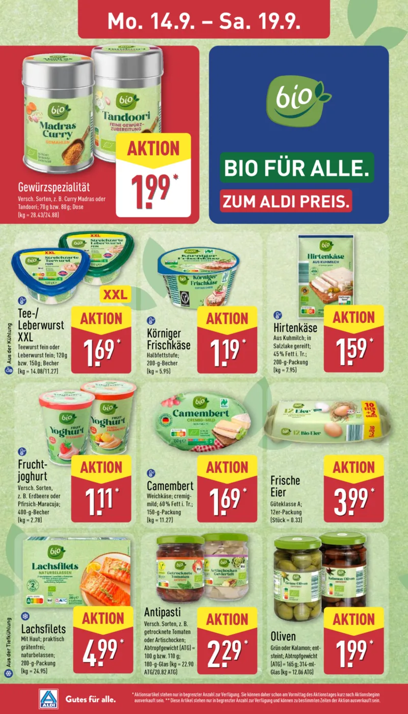 ALDI Nord Prospekt vom 14.09.2026, Seite 10