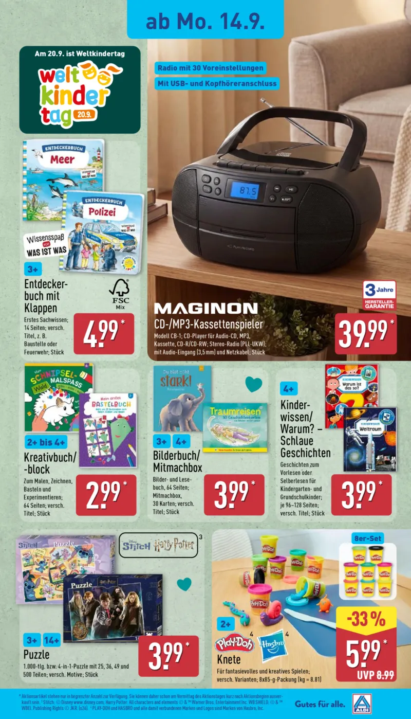 ALDI Nord Prospekt vom 14.09.2026, Seite 15