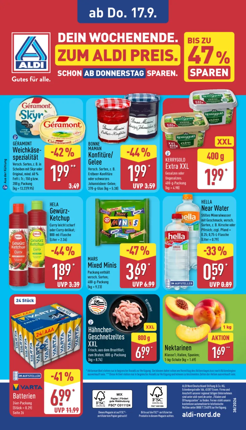 ALDI Nord Prospekt vom 14.09.2026, Seite 36