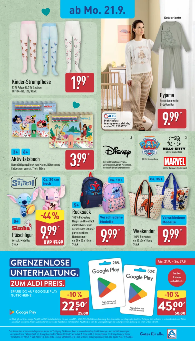 ALDI Nord Prospekt vom 21.09.2026, Seite 17