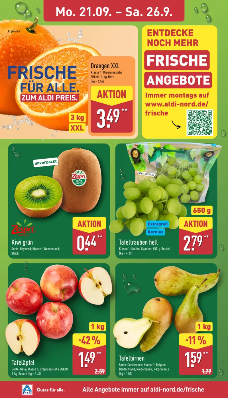 ALDI Nord Prospekt vom 21.09.2026, Seite 2