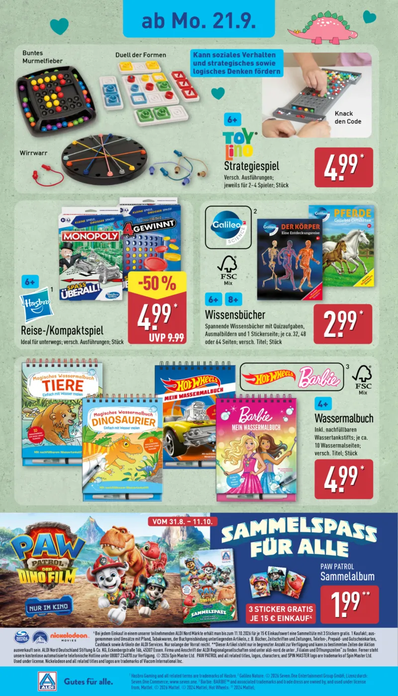 ALDI Nord Prospekt vom 21.09.2026, Seite 20