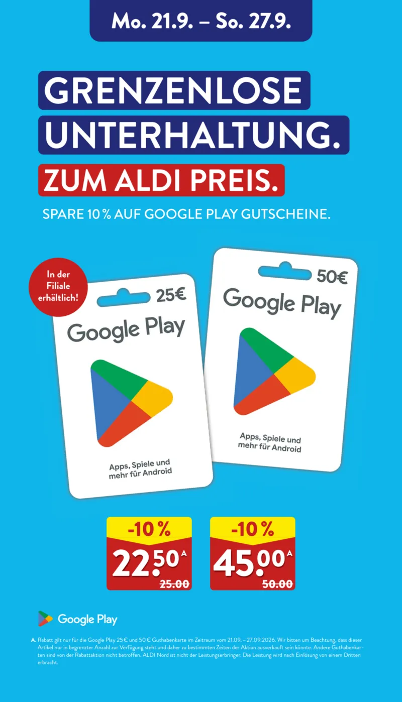 ALDI Nord Prospekt vom 21.09.2026, Seite 40
