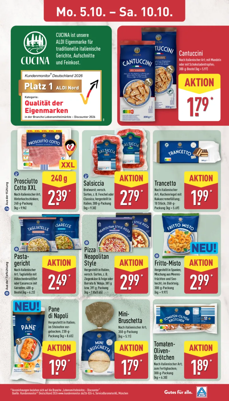 ALDI Nord Prospekt vom 05.10.2026, Seite 13