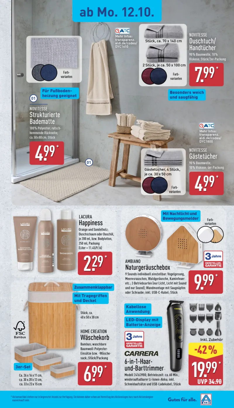 ALDI Nord Prospekt vom 12.10.2026, Seite 21
