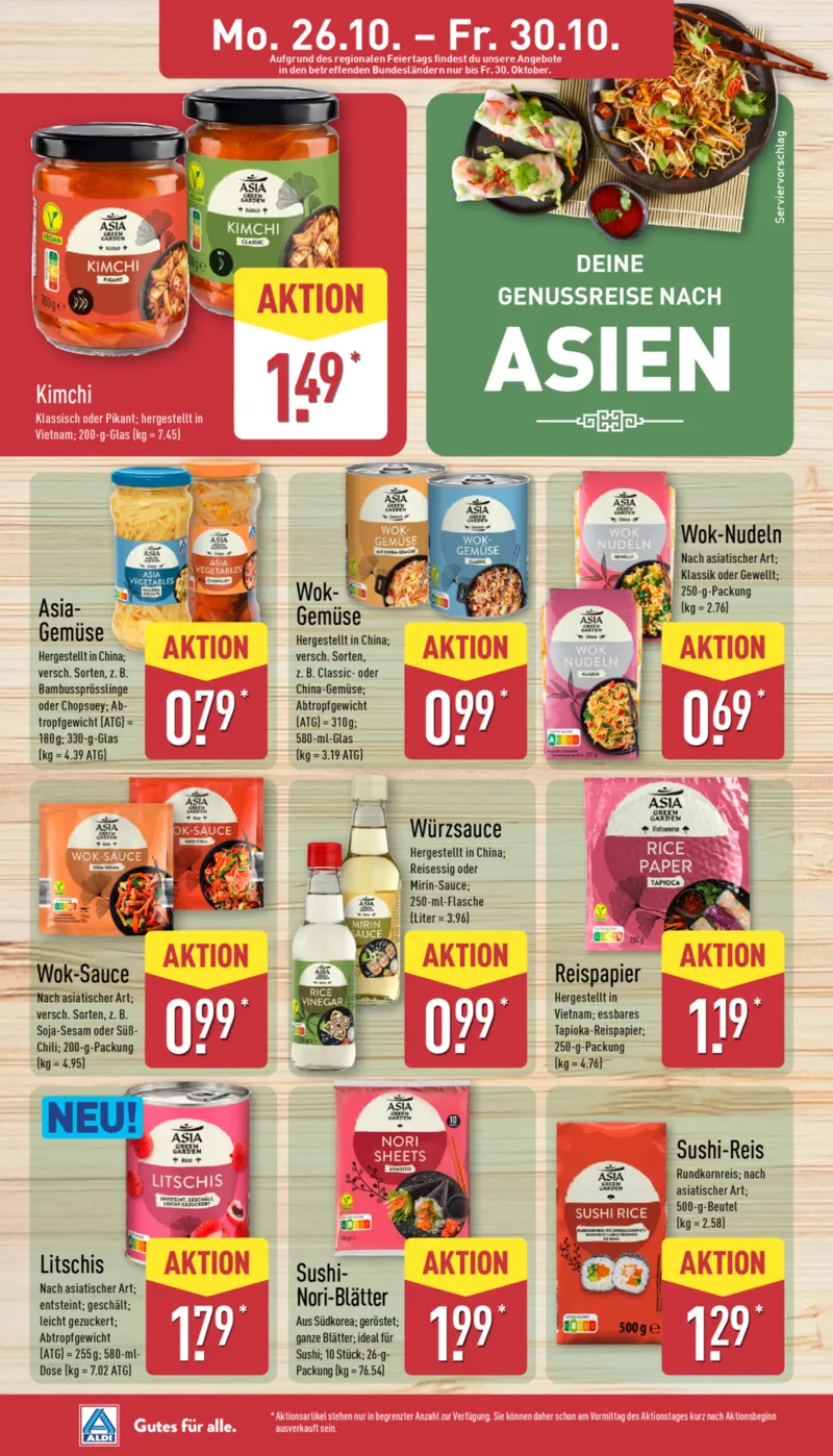 ALDI Nord Prospekt vom 26.10.2026, Seite 10