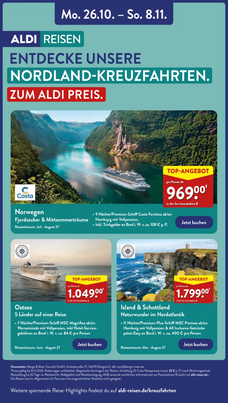 ALDI Nord Prospekt vom 26.10.2026, Seite 43