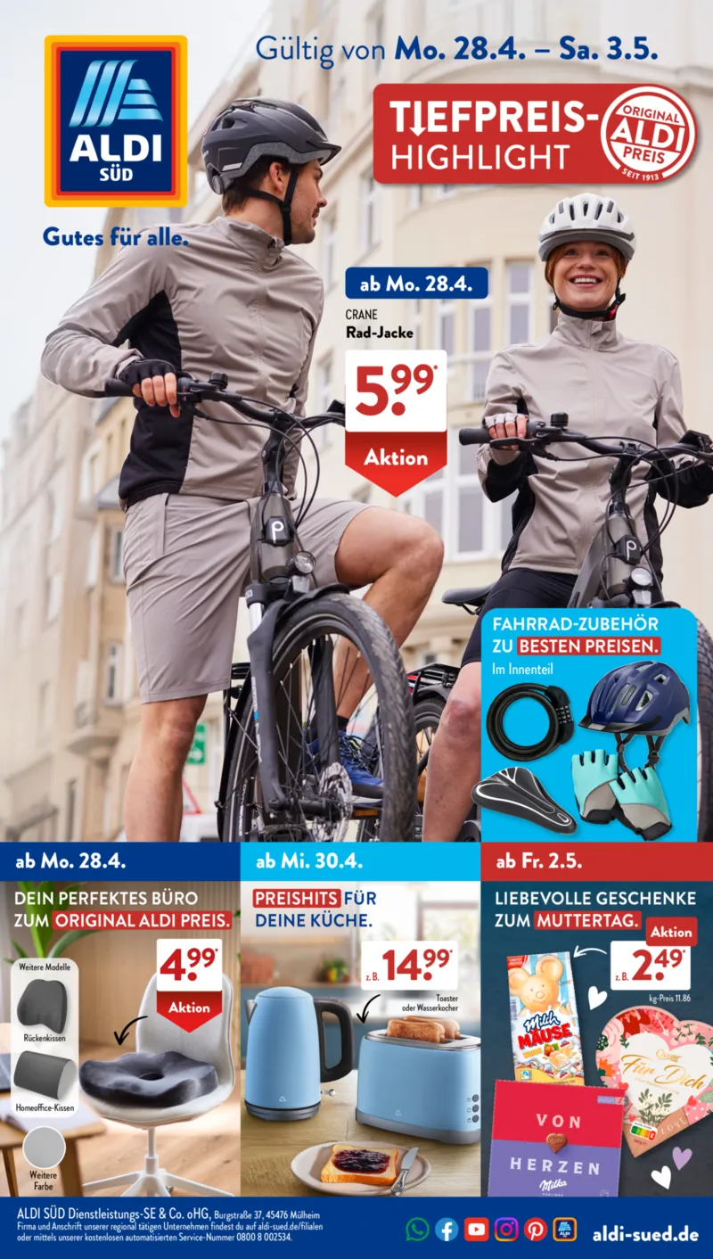 ALDI SÜD Prospekt letzte Woche Entdecke die Angebote