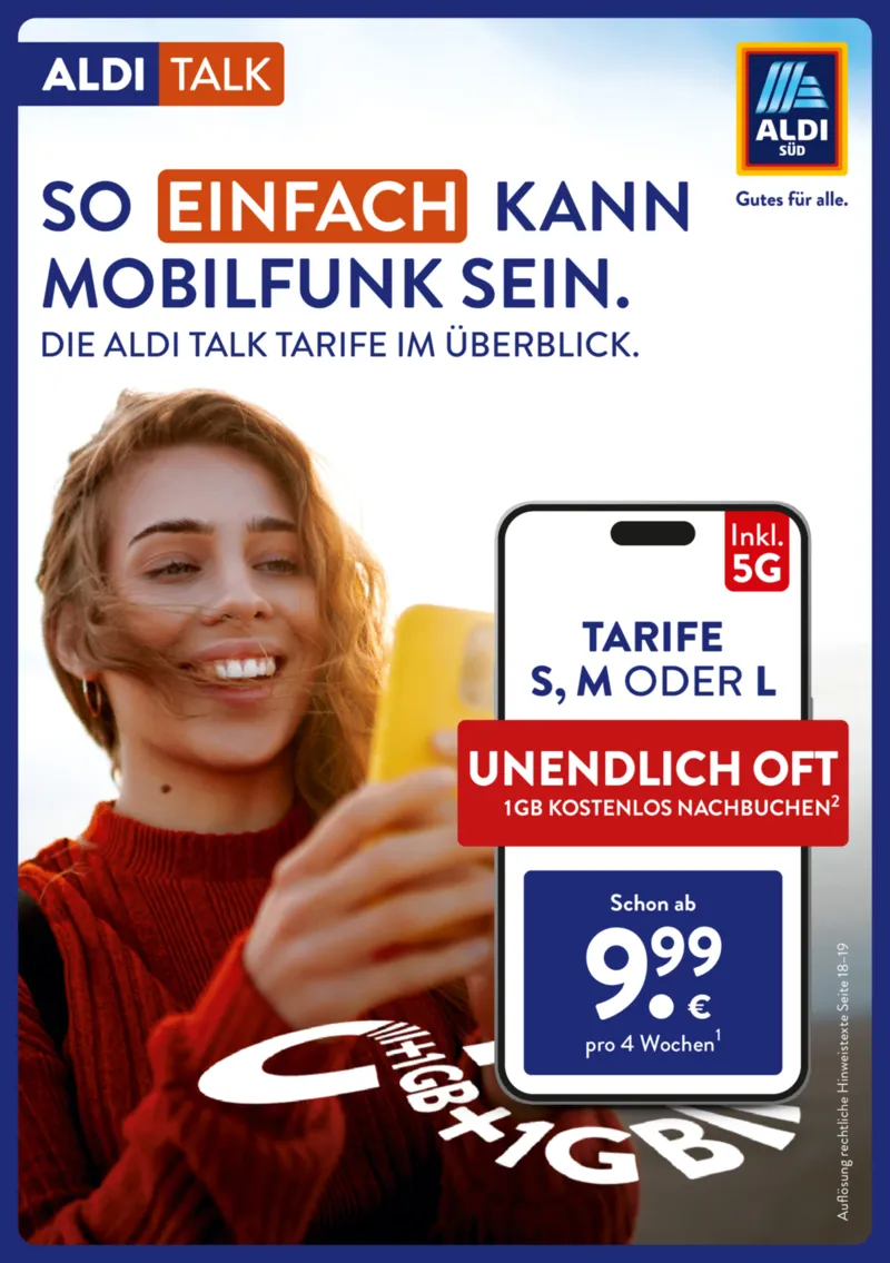 ALDI SÜD Prospekt vom 07.11.2025, Seite 1