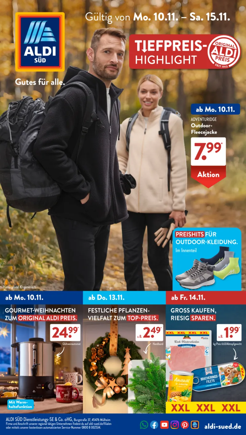 ALDI SÜD Prospekt vom 10.11.2025, Seite 1