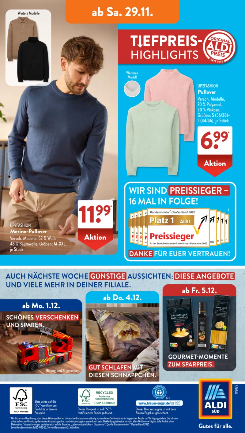 ALDI SÜD Prospekt vom 24.11.2025, Seite 19