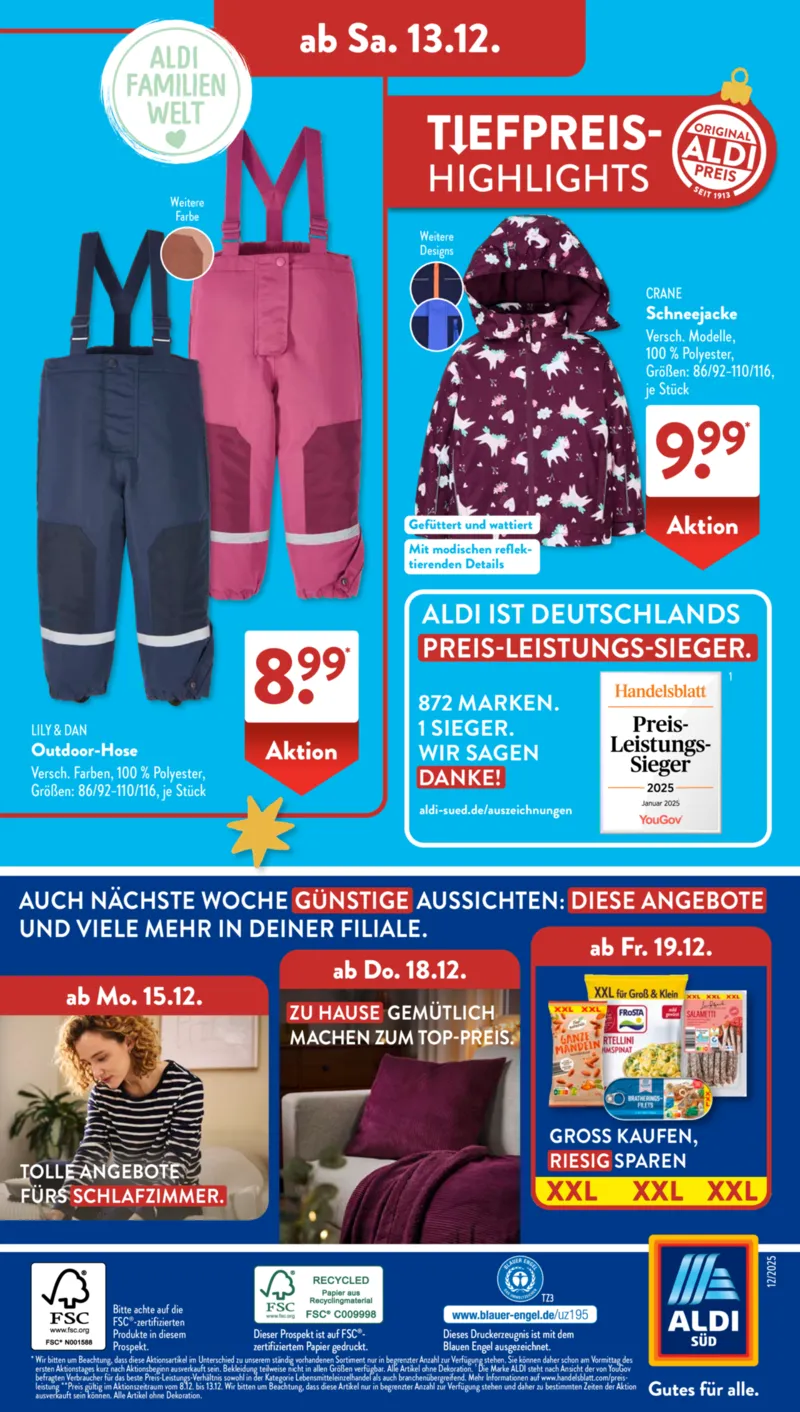 ALDI SÜD Prospekt vom 08.12.2025, Seite 16