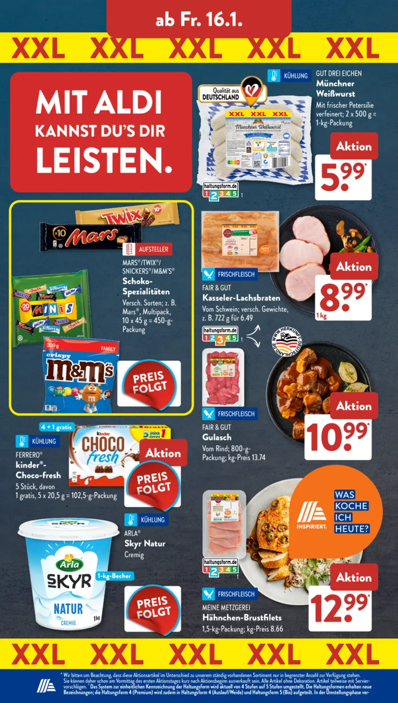 ALDI SÜD Prospekt vom 12.01.2026, Seite 16