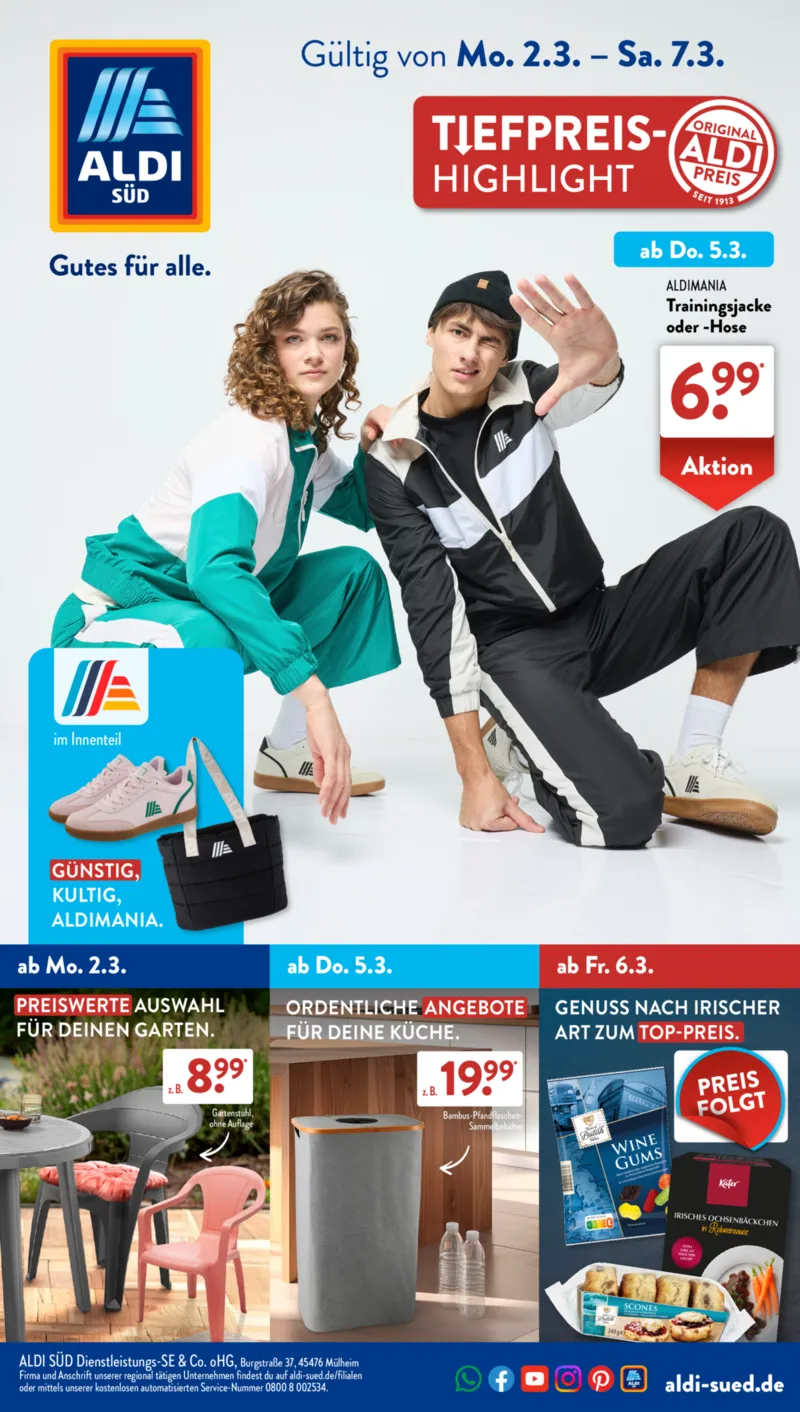 ALDI SÜD Prospekt vom 02.03.2026, Seite 1