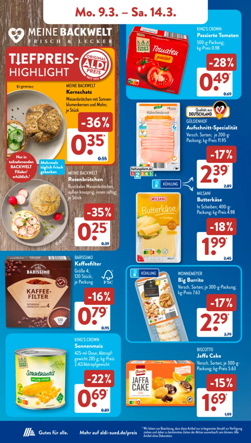 ALDI SÜD Prospekt vom 09.03.2026, Seite 8