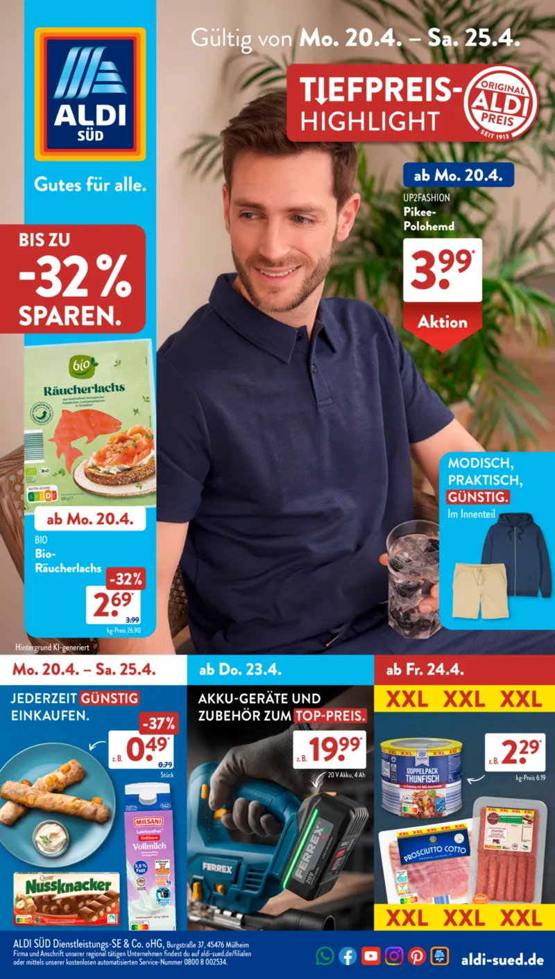 ALDI SÜD Prospekt vom 20.04.2026, Seite 1