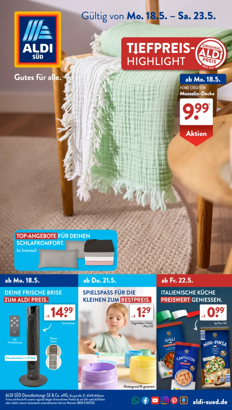 ALDI SÜD Prospekt vom 18.05.2026, Seite 1