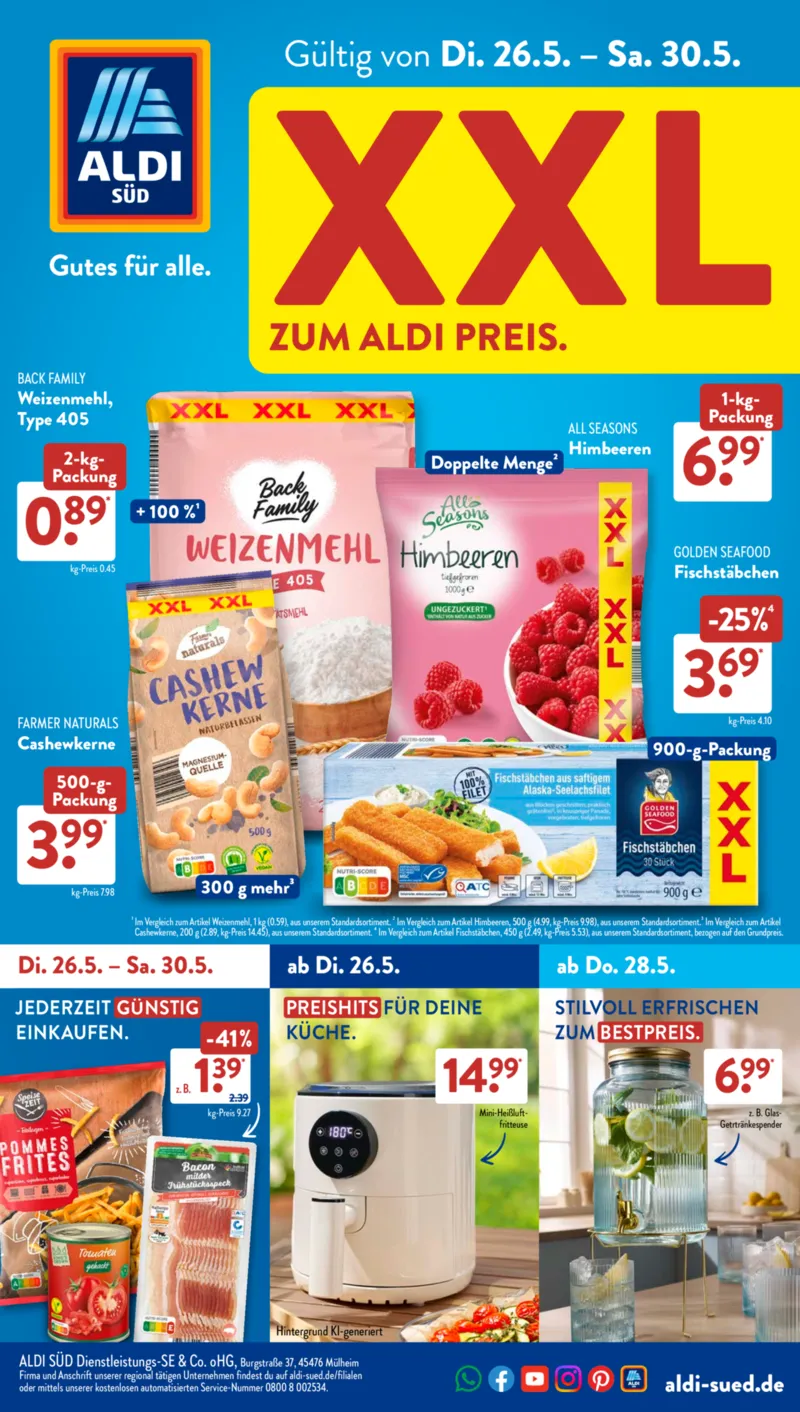 ALDI SÜD Prospekt vom 26.05.2026, Seite 1