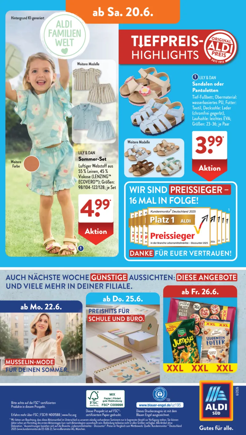 ALDI SÜD Prospekt vom 15.06.2026, Seite 25